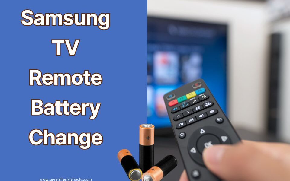 Samsung TV Remote Battery Change