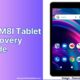 How to Access Blu M8l tablet recovery mode;