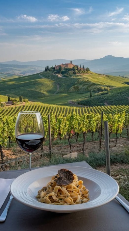 Lunch in Tuscany