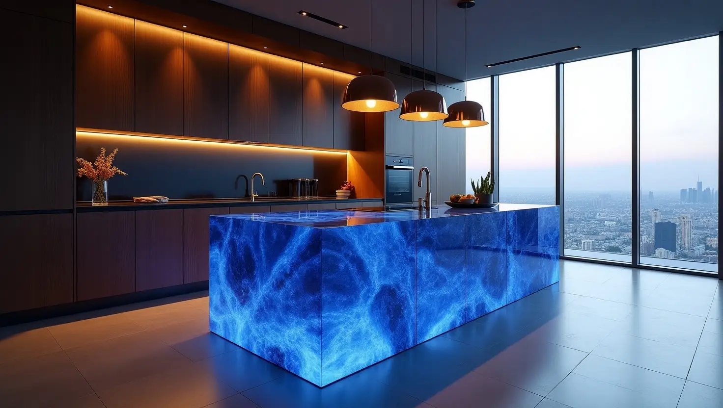 Mineral Crystal Kitchen Islands for Elegant Interiors, greenlifestylehacks.com